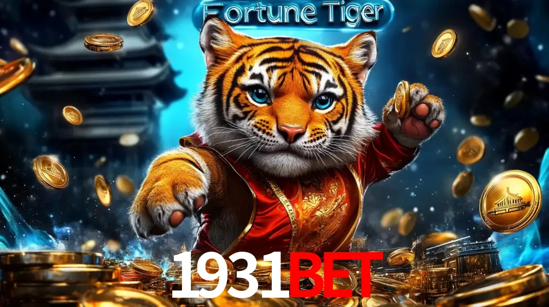 Imagem promocional do jogo de slot Fortune Tiger, com um tigre majestoso em traje tradicional cercado por uma fortuna em moedas de ouro, disponível agora no cassino 1931bet.