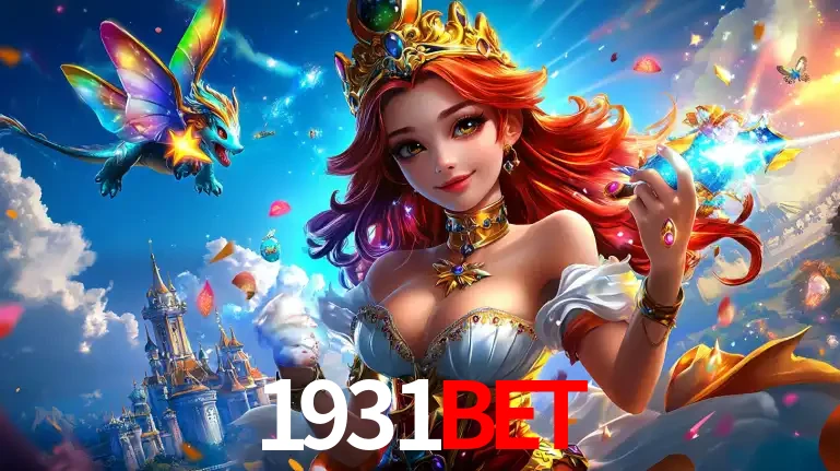 A princesa de um reino de fantasia mágico, com seu pequeno dragão, apresentando um mundo de prêmios encantados nos jogos de caça-níqueis do cassino 1931bet.
